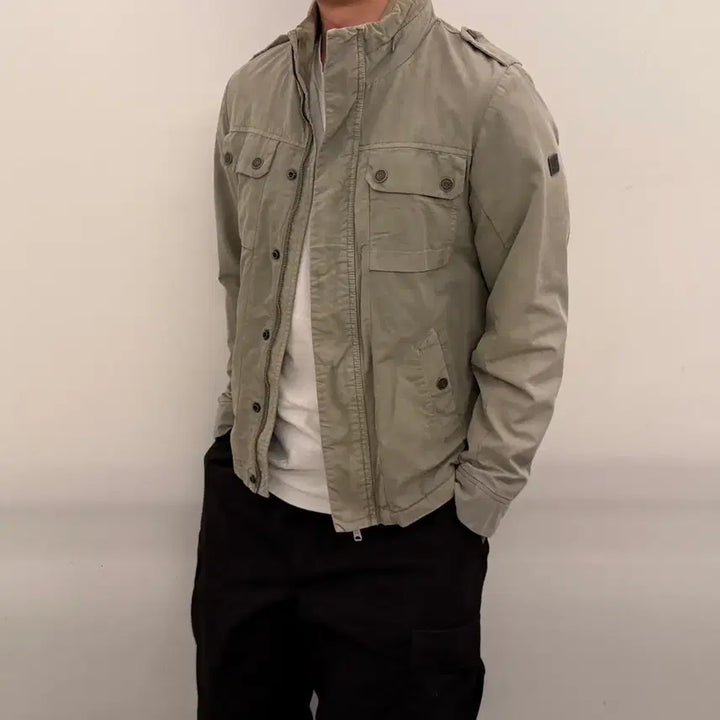 [BUNJANG] Calvin Klein Washed Field Jacket / 캘빈클라인 워시드 필드 자켓