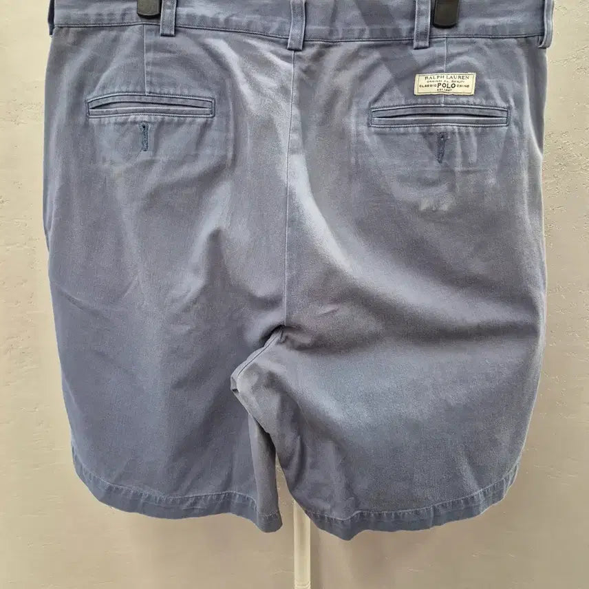 [BUNJANG] Polo Ralph Lauren Classic Chino Shorts Blue / 폴로 랄프로렌 클래식 치노 반바지 블루 36