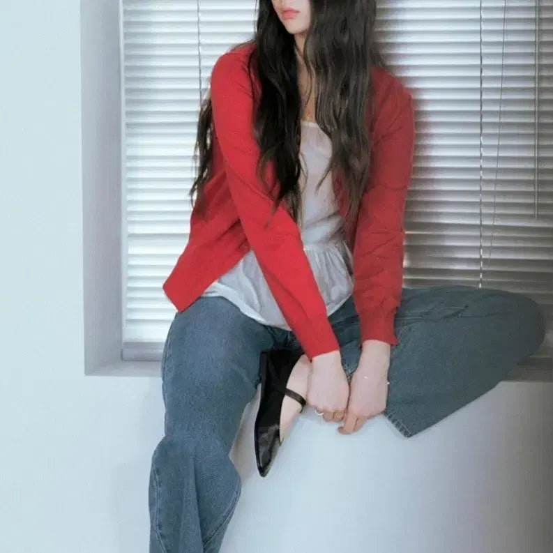 [BUNJANG] Roem V-Neck Cardigan / 로엠 브이넥 가디건