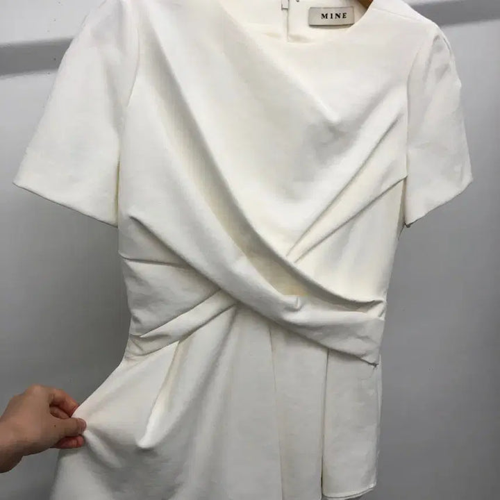 [BUNJANG] Mines Drape Flare Blouse / 한섬 마인 드레이프 플레어 블라우스 44-55