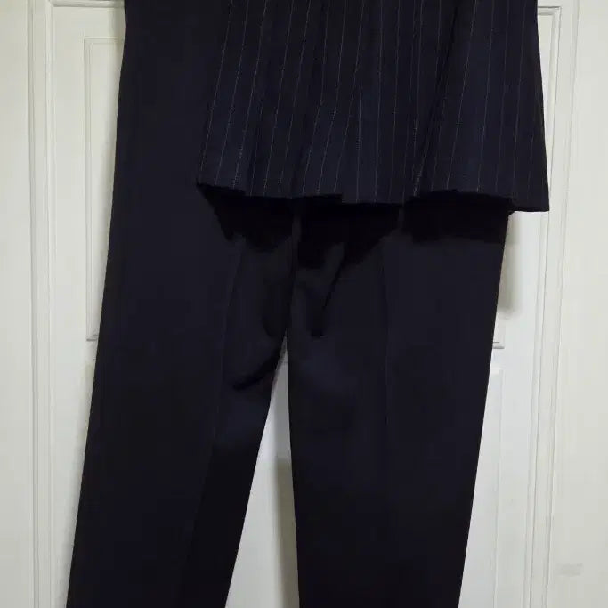 [BUNJANG] LUCKY CHOUETTE Striped Wrap Skirt Pants / 럭키슈에뜨 스트라이프 랩 스커트 팬츠