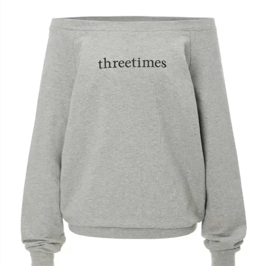 [BUNJANG] 3times Basic Logo Off-Top (M) / 쓰리타임즈 베이직 로고 오프탑 m Basic logo off top