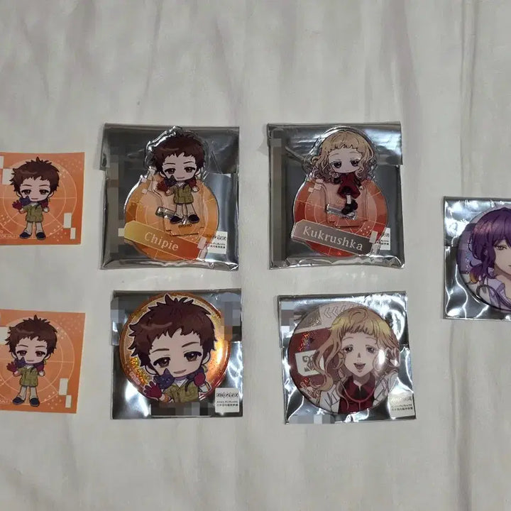 [BUNJANG] Gnosia D.Q.O. Clinic Pop-up Store Collaboration Can Badge &amp; Acrylic Stand / 그노시아 팝업 스토어 콜라보 D.Q.O 클리닉 시피 쿠크루시카 지나