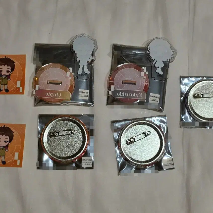 [BUNJANG] Gnosia D.Q.O. Clinic Pop-up Store Collaboration Can Badge &amp; Acrylic Stand / 그노시아 팝업 스토어 콜라보 D.Q.O 클리닉 시피 쿠크루시카 지나