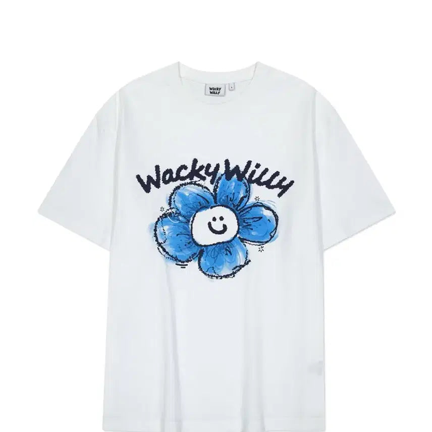[BUNJANG] Signature Big Lily Short Sleeve T-Shirt White / (새상품) 시그니처 빅릴리 반팔 티셔츠 화이트