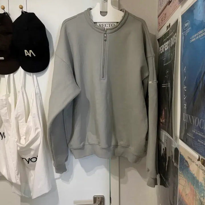[SOLD OUT] 렉토 하프집업 그레이쉬 카키