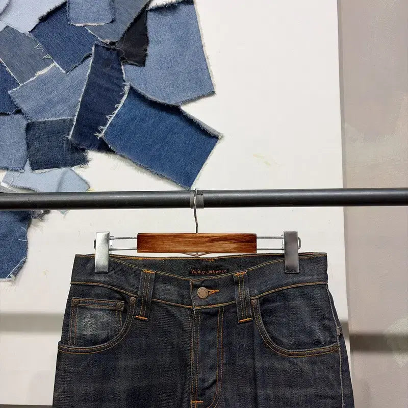 [BUNJANG] Nudie Jeans Vintage Washed Raw Denim Pants (28-inch) / (28인치) 누디진 빈티지 워싱 생지 데님팬츠 청바지