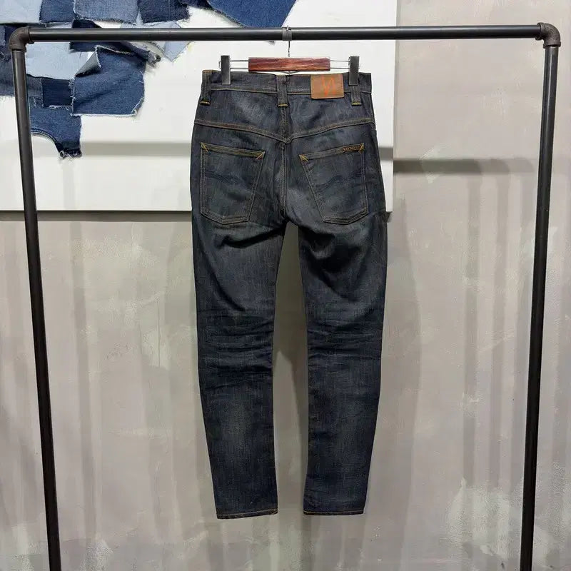 [BUNJANG] Nudie Jeans Vintage Washed Raw Denim Pants (28-inch) / (28인치) 누디진 빈티지 워싱 생지 데님팬츠 청바지