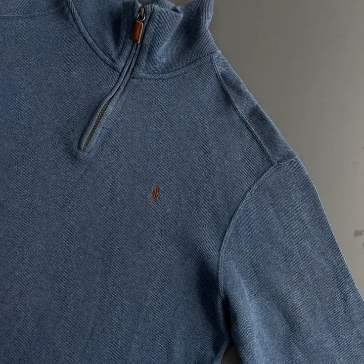 [BUNJANG] Polo Ralph Lauren Cotton Half Zip Knit L / [L] 폴로 랄프로렌 코튼 하프 집업 니트
