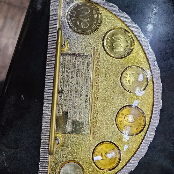 [BUNJANG] Korean Cultural Heritage Gold Medal Ornament / 한국관광 기념품 골드 메달 장식품