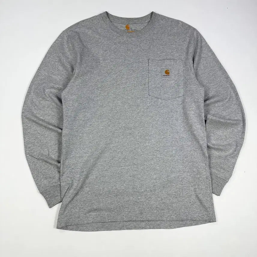 [BUNJANG] Carhartt Original Fit Grey Long Sleeve Sweatshirt / 칼하트 오리지널핏 그레이 롱 슬리브 맨투맨 (실측 M)