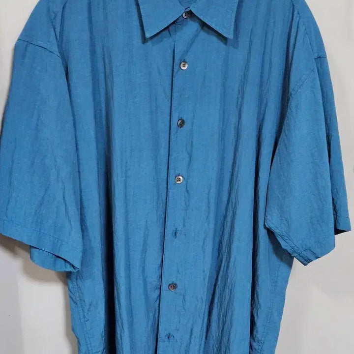 [BUNJANG] Blank Room Bridge Half Shirt Turkish Blue Size 1 / 블랭크룸 브리지 하프 셔츠 터키쉬 블루 1사이즈