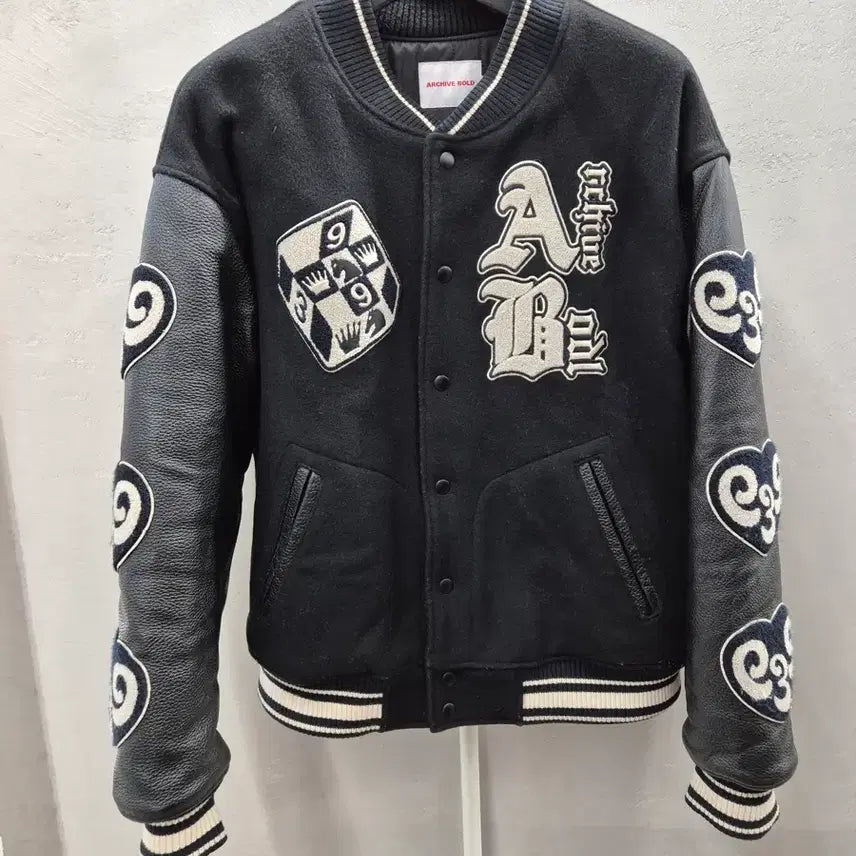 [BUNJANG] Archive Bold Chess Varsity Jacket L / 아카이브 볼드 체스 바시티 자켓 L