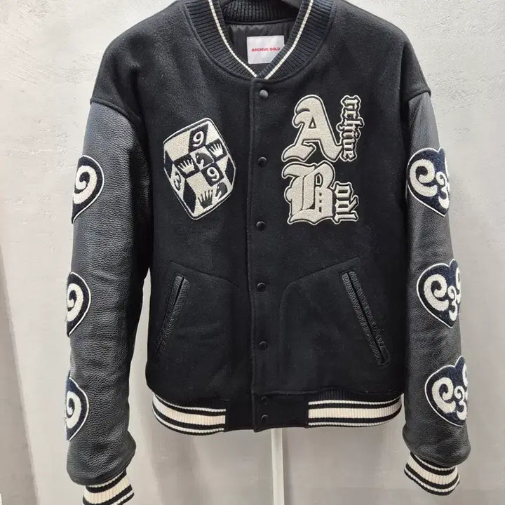 [BUNJANG] Archive Bold Chess Varsity Jacket L / 아카이브 볼드 체스 바시티 자켓 L