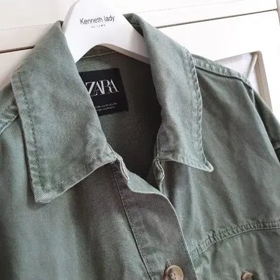 [BUNJANG] Zara Denim Field Jacket / 자라 데님자켓 야상자켓/55-66