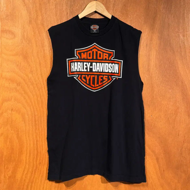 [BUNJANG] Harley-Davidson USA 00s Custom Tank Top L / 할리데이비슨 USA 00s 커스텀 나시 민소매 L