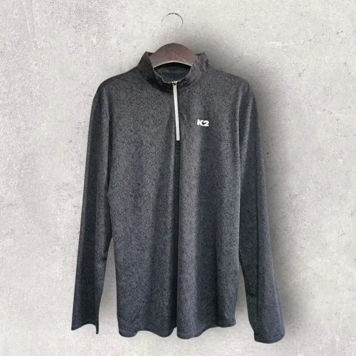 [BUNJANG] K2 Functional Half-Zip Charcoal (M) / K2 기능성 반집업 차콜 (95/M)