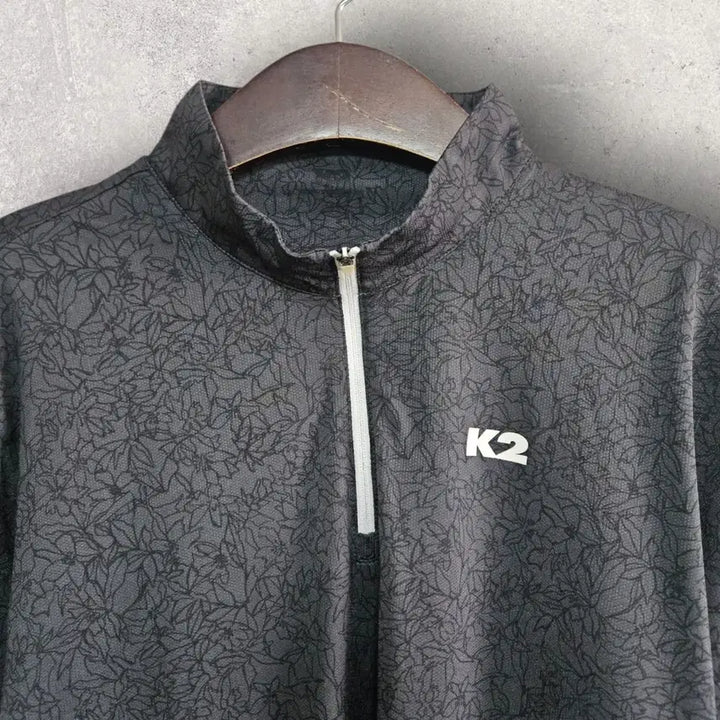 [BUNJANG] K2 Functional Half-Zip Charcoal (M) / K2 기능성 반집업 차콜 (95/M)