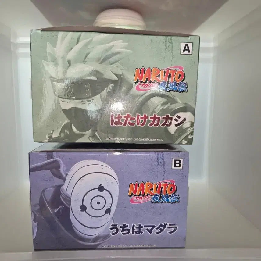 [BUNJANG] Bandai Naruto Shippuden Vibrating Star Set Obito &amp; Kakashi Figures / 진동 별 세트 오비토 카카시