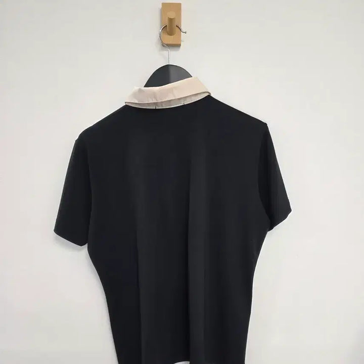 [BUNJANG] Prada Black Collar Short Sleeve T-Shirt M / 프라다 블랙 카라 반팔티 M