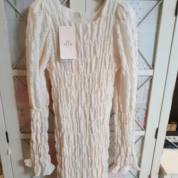 [BUNJANG] Imvely Long Dress Ivory Size 55 / 임블리 롱원피스/55 새상품
