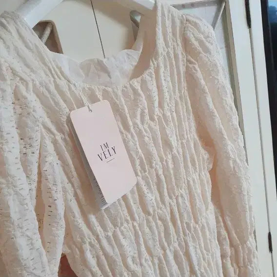[BUNJANG] Imvely Long Dress Ivory Size 55 / 임블리 롱원피스/55 새상품