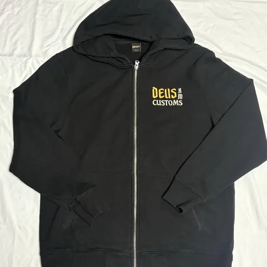 [BUNJANG] Deus Ex Machina Supporter Hoodie Zip-up / 데우스 엑스 마키나 서포터 후드집업
