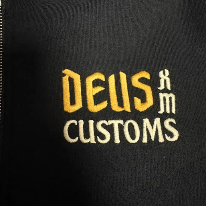 [BUNJANG] Deus Ex Machina Supporter Hoodie Zip-up / 데우스 엑스 마키나 서포터 후드집업