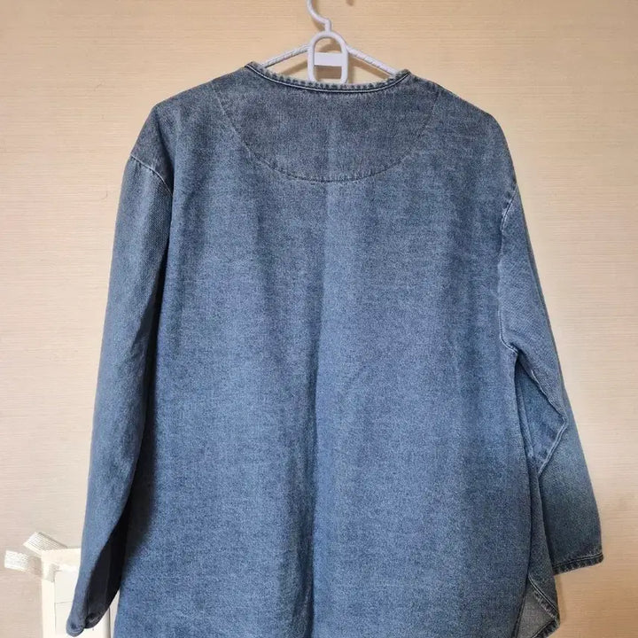 [SOLD OUT] 청 데님 노카라 자켓