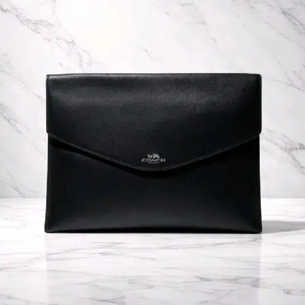 [BUNJANG] Coach Saffiano Leather Clutch Bag / COACH 코치 사피아노가죽 클러치백