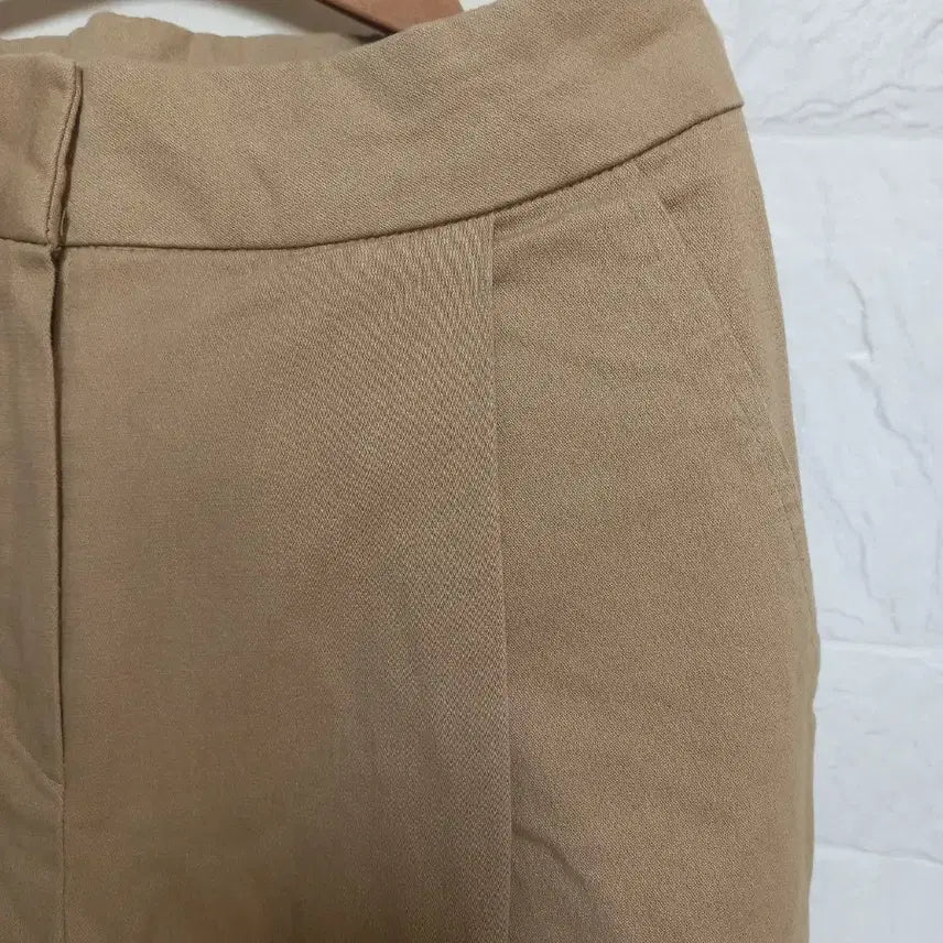 [BUNJANG] PEARL J. Cotton Pin Tuck Wide Pants Beige / 코튼핀턱 와이드팬츠