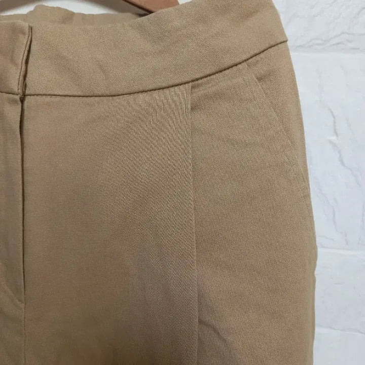 [BUNJANG] PEARL J. Cotton Pin Tuck Wide Pants Beige / 코튼핀턱 와이드팬츠