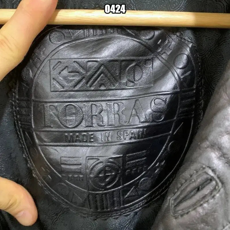 [BUNJANG] XL Vintage Taurus Leather Bomber Jacket / XL 토라스 빈티지 가죽 봄버 자켓