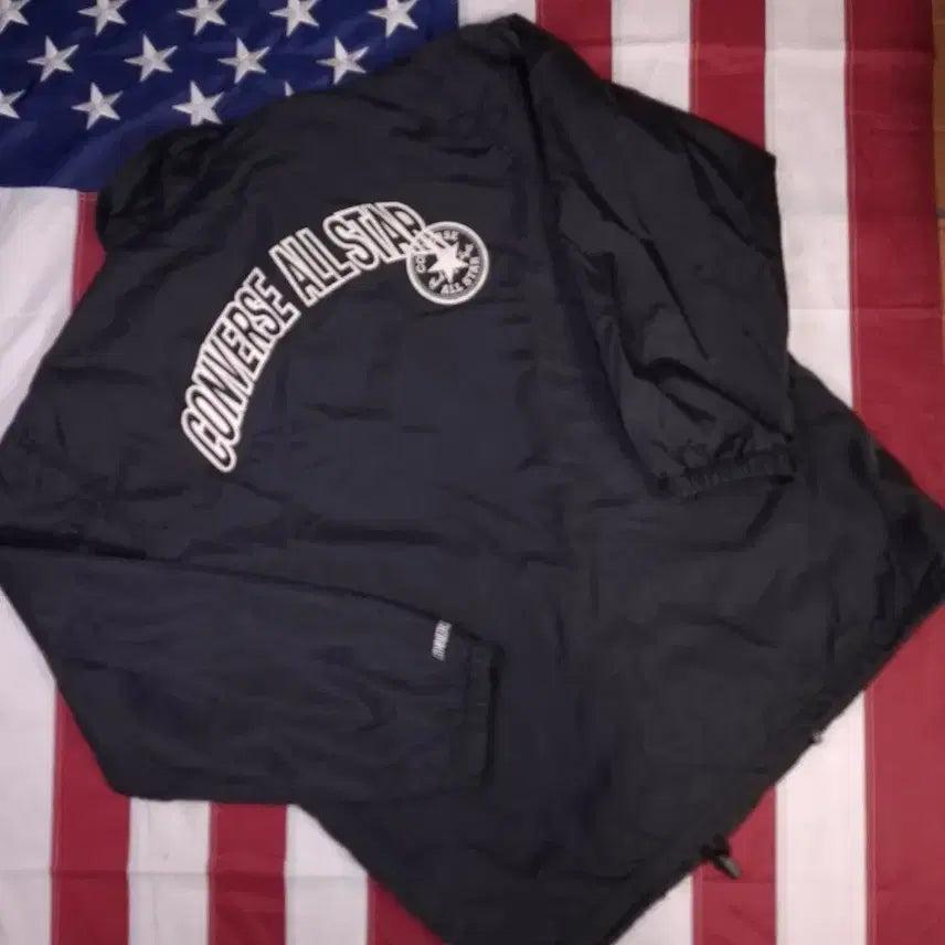 [BUNJANG] Converse All Star Coach Jacket (Medium) / 오리지날 컨버스 올스타 코치 자켓