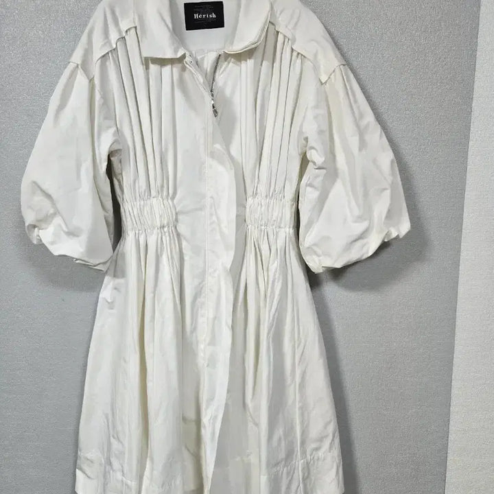 [BUNJANG] Herish Balloon Sleeve Cotton Transitional Coat Size 66 / Herish 벌룬소매 간절기 면코트 66