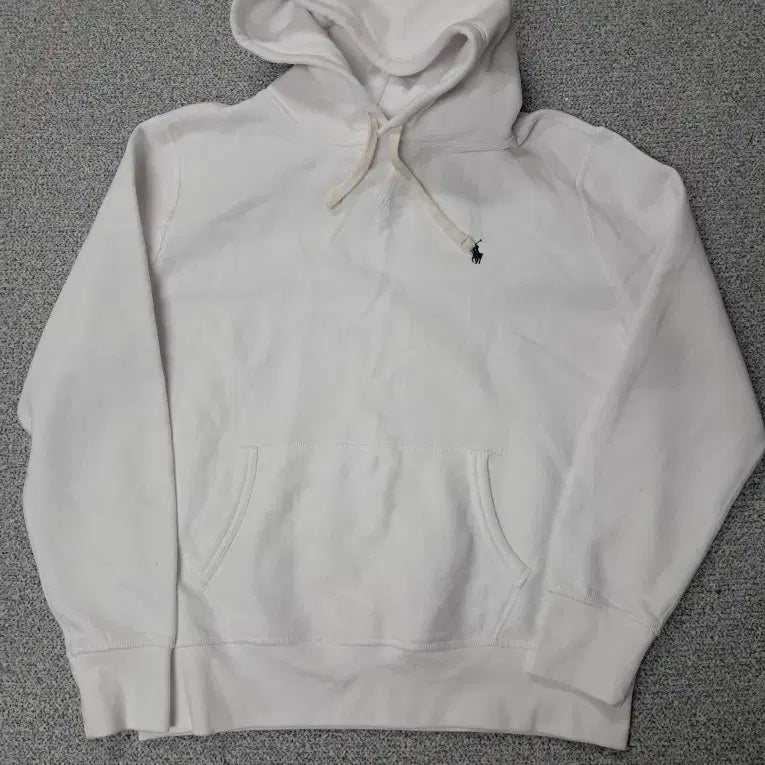[BUNJANG] Polo Ralph Lauren White Hoodie / 폴로 랄프로렌 화이트 후드티