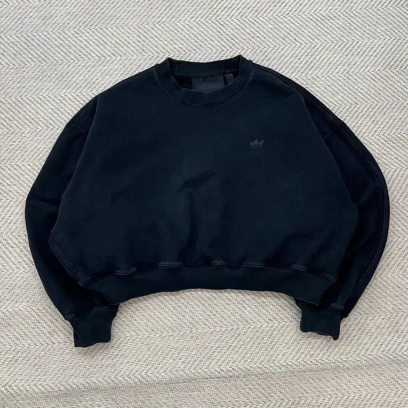 [BUNJANG] Adidas Cropped Sweatshirt / 아디다스 크롭 맨투맨 r3623