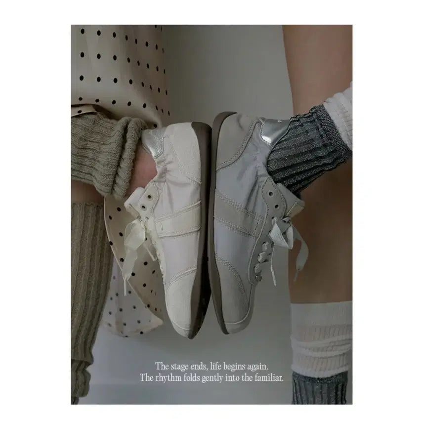 [BUNJANG] Rockfish Weatherwear Scrunch Flat Sneakers Cream Beige / <판매교환> 락피쉬 웨더웨어 스크런치 플랫 스니커즈 크림 베이지