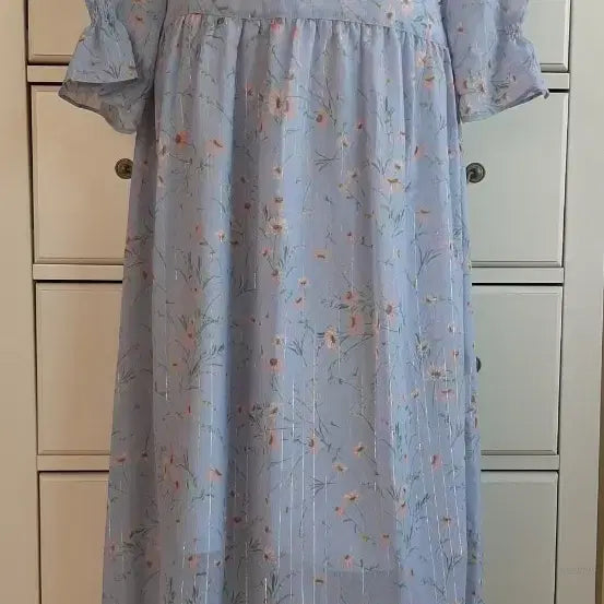 [BUNJANG] Pastel Color Silver Thread Design Dress / 원피스 이뻐요