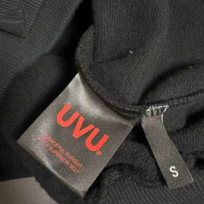 [BUNJANG] UVU Seoul Marathon Hoodie Black S / UVU 서울 마라톤 후드 블랙 S