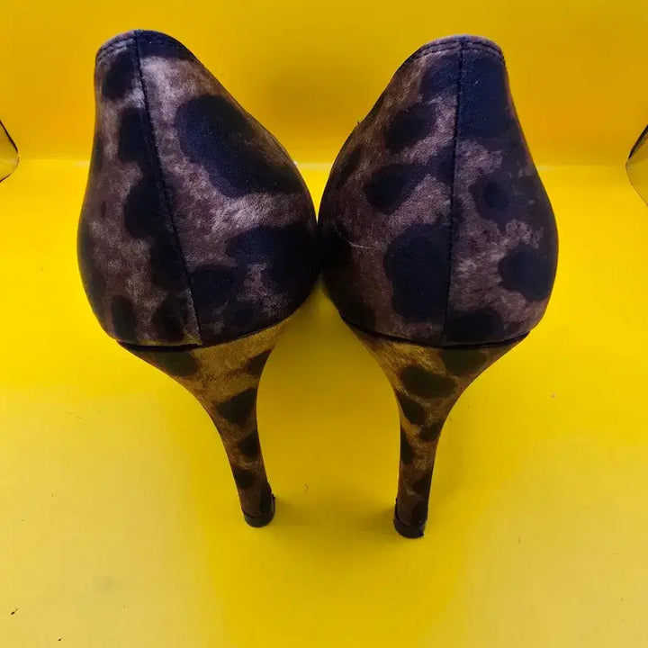 [BUNJANG] Gabriela Leopard Stiletto Heels / 가브리엘라 레오파드 스틸레토 힐235