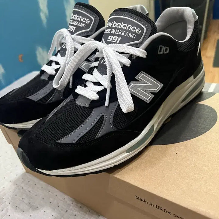[BUNJANG] New Balance 991 Black Made in UK Sneakers / 뉴발란스 991 블랙 메이드인 UK , Size 285