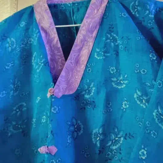 [BUNJANG] Blue/Purple Ramie Hanbok Top / 블루/보라색 모시  저고리