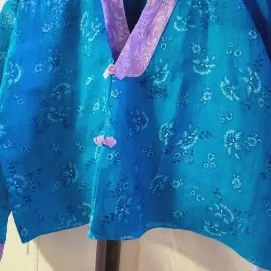 [BUNJANG] Blue/Purple Ramie Hanbok Top / 블루/보라색 모시  저고리