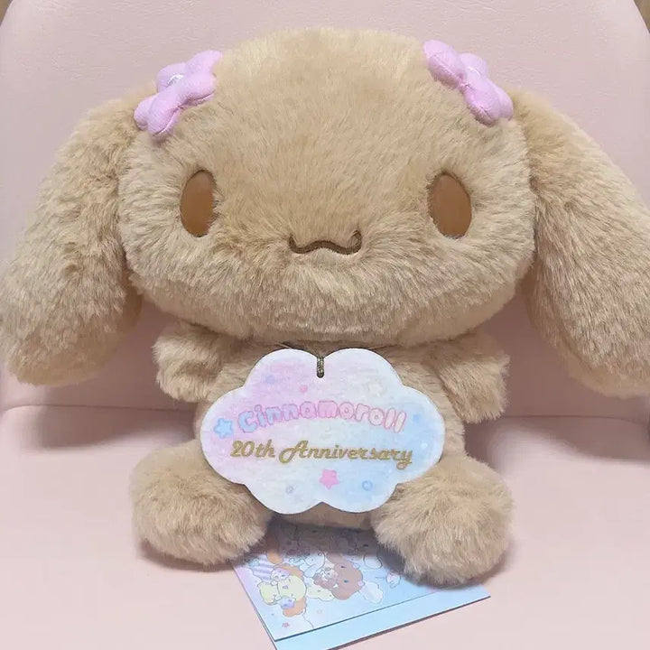 [BUNJANG] Sanrio Cinnamoroll 20th Anniversary Plush / [택/목걸이ㅇ]산리오 시나모롤 20주년 모카