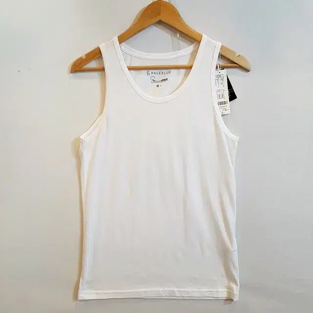 [BUNJANG] RAGEBLUE Sleeveless T-Shirt White / [새상품] RAGEBLUE 민소매 티셔츠 화이트