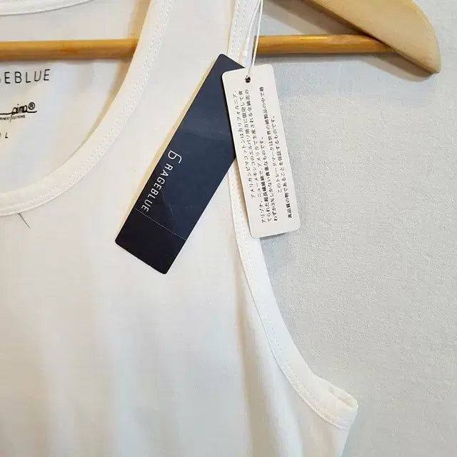 [BUNJANG] RAGEBLUE Sleeveless T-Shirt White / [새상품] RAGEBLUE 민소매 티셔츠 화이트