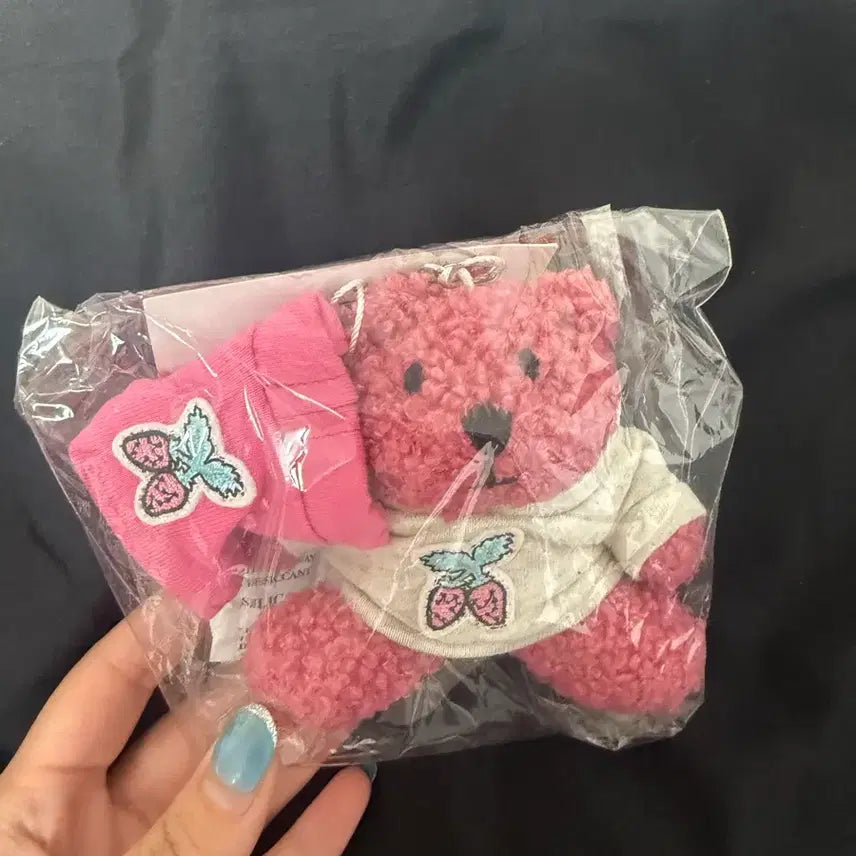 [BUNJANG] Physical Department Monday Routine Bear Keyring Pink / 피지컬디파트먼트 먼데이루틴 베어 키링 핑크