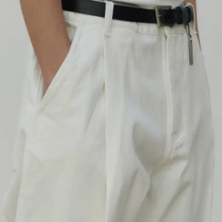 [BUNJANG] Noir et Union Wide Denim Pants Cream Size 50 / 노이어(noirer) 와이드 데님팬츠 크림 50 새상품