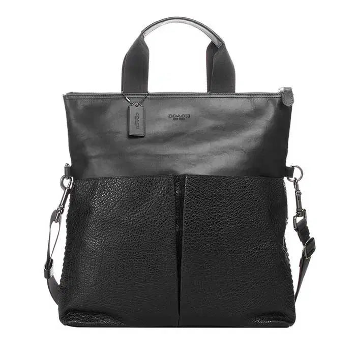 [BUNJANG] Coach 2-Way Leather Tote Bag / coach 코치 2way 토트백 크로스백 메신저백 가죽 레더 가방